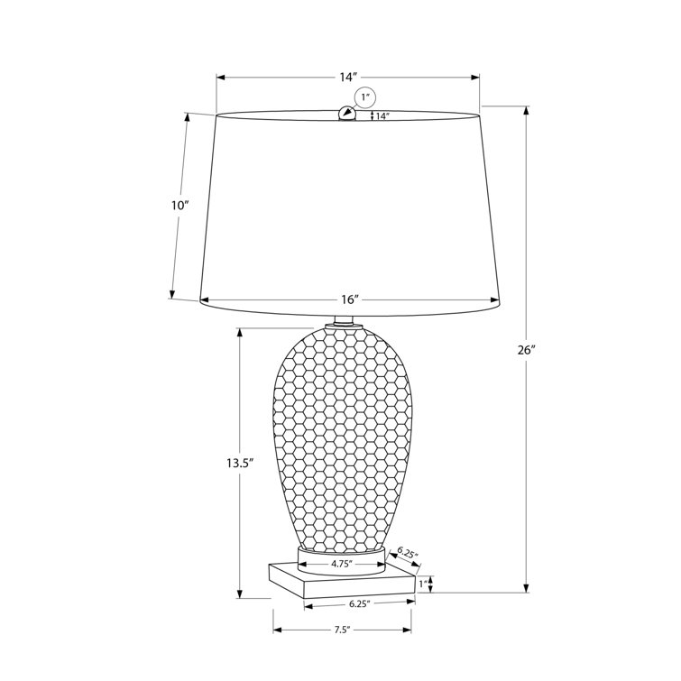 Ivy Bronx Jardell Ceramic Table Lamp Wayfair Canada